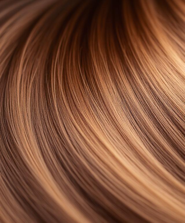 Nahaufnahme einer perfekten Balayage-Färbung mit sanften Übergängen